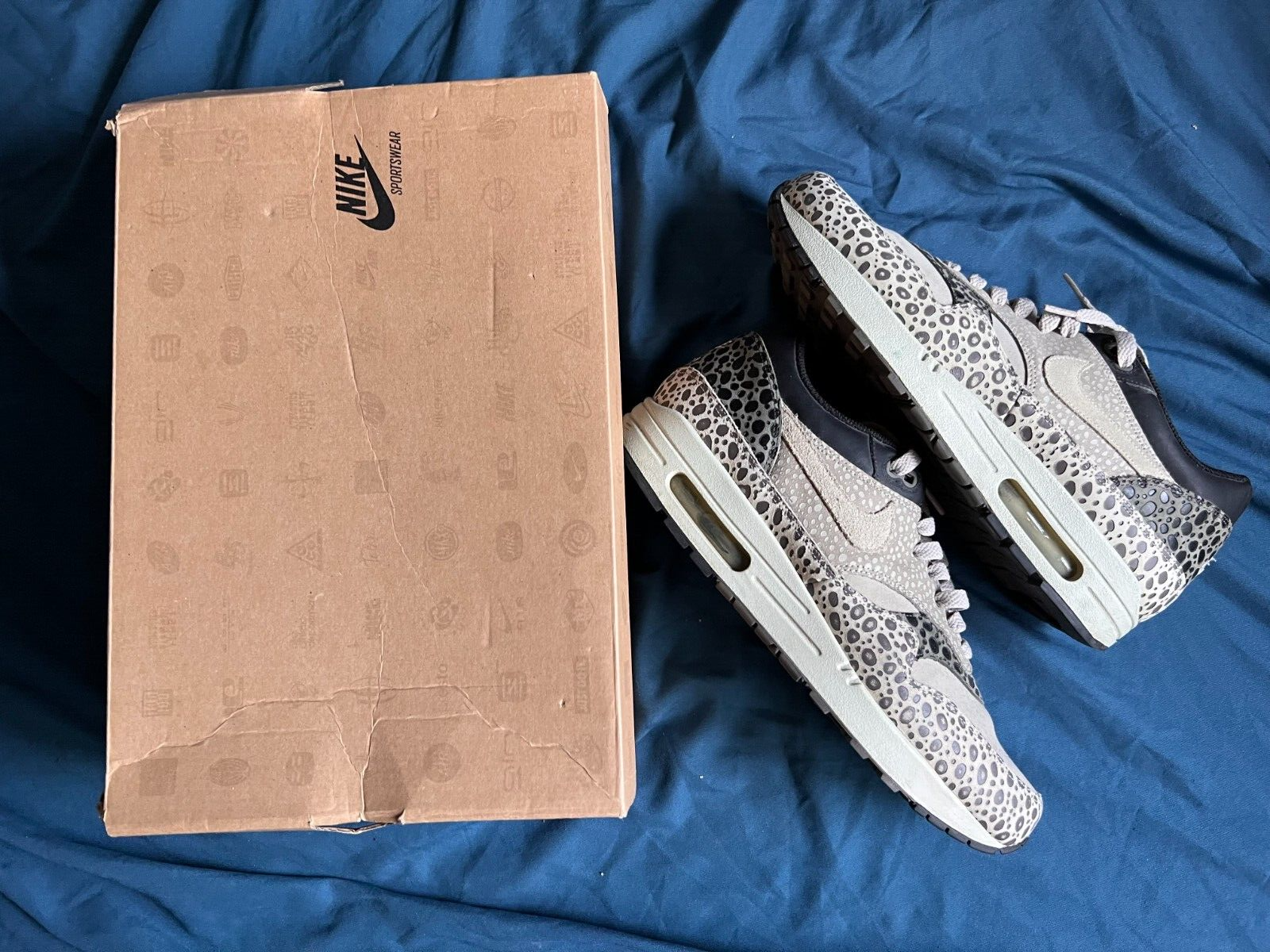 Nike Air Max 1 Premium SP Grey Safari 314252-002 Size 10 | eBay Nike Air Max 1 Premium SP Grey Safari 314252-002 Size 10 | eBay