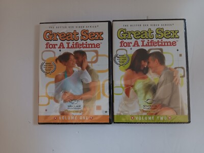 GREAT SEX FOR A LIFETIME Sinclair Institute Vol 1 & 2 DVD New Sealed