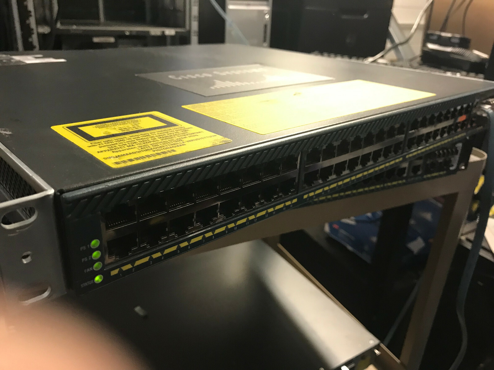 Cisco WS-C4948,48-Port 10/100/1000 4 SFP Multilayer Switch, 2 x PWR-C49-300AC