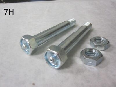 2  New 3'' X 1/2-13 Greasable Bolts and Nuts & Grease Fittings Axle Kit 