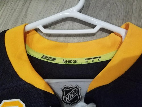 Sam Reinhart Buffalo Sabres Signed Autographed Hockey Jersey Edge Authentic 52