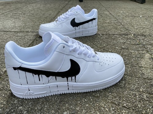 air force 1 dripping swoosh