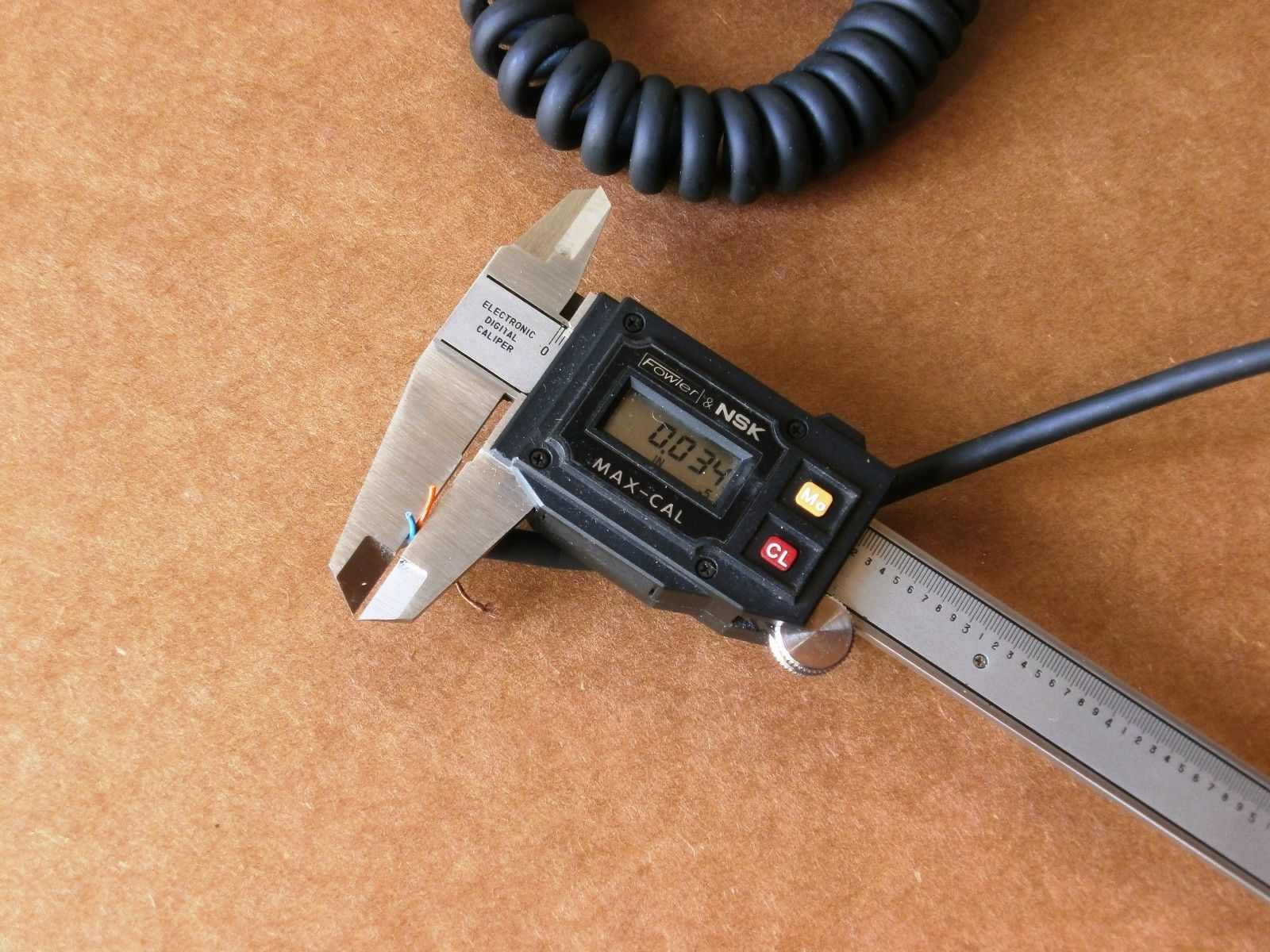 3FT Shielded Coil Cable, 7 conductors, With AMP 66504-9 Crimp Contact & RJ50