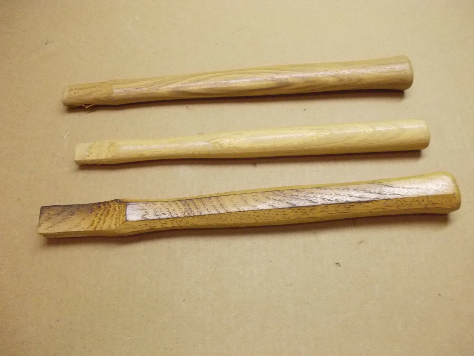 3 NOS Hardwood Hammer Handles