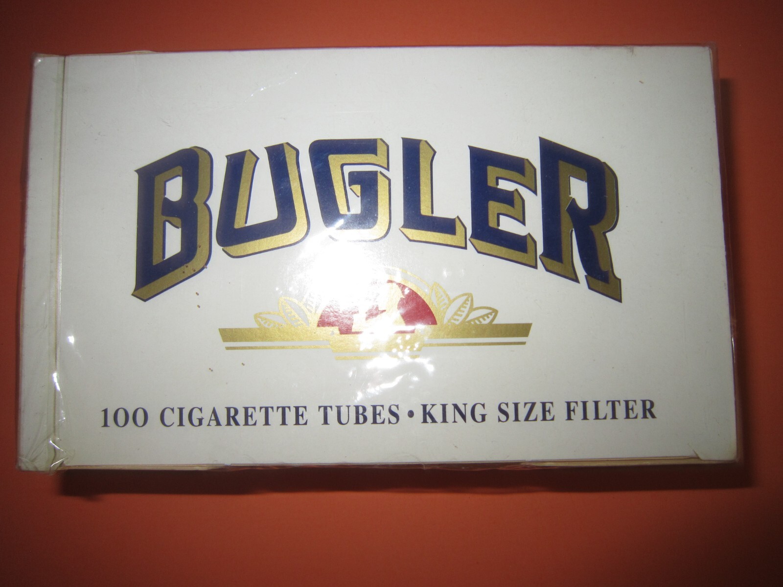 Vintage Bugler Cigarette Tubes, NIOB Of 100 - King Size Filter, Made In Germany