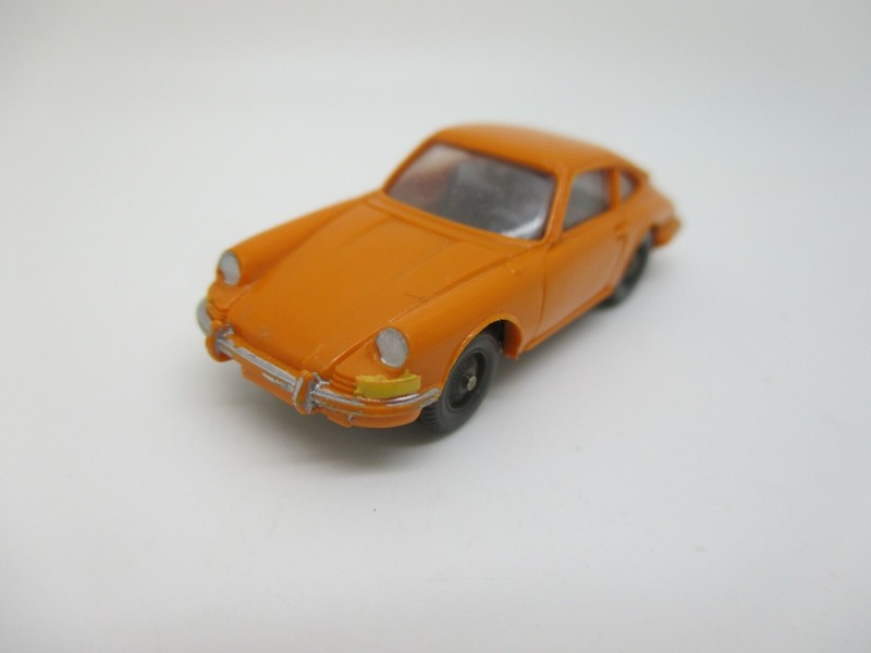 Wiking:Pporsche 911, H Â´Orange Jaune, Gesilberte Stossst Acide Hb Nr.459/1c (
