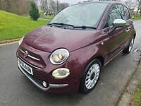 2016 Fiat 500 1.2 Lounge 3dr, Air conditioning,  HATCHBACK Petrol Manual