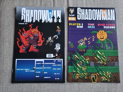 SHADOWMAN (2012) #7 & #11 8-BIT Variant Comic Book Valiant