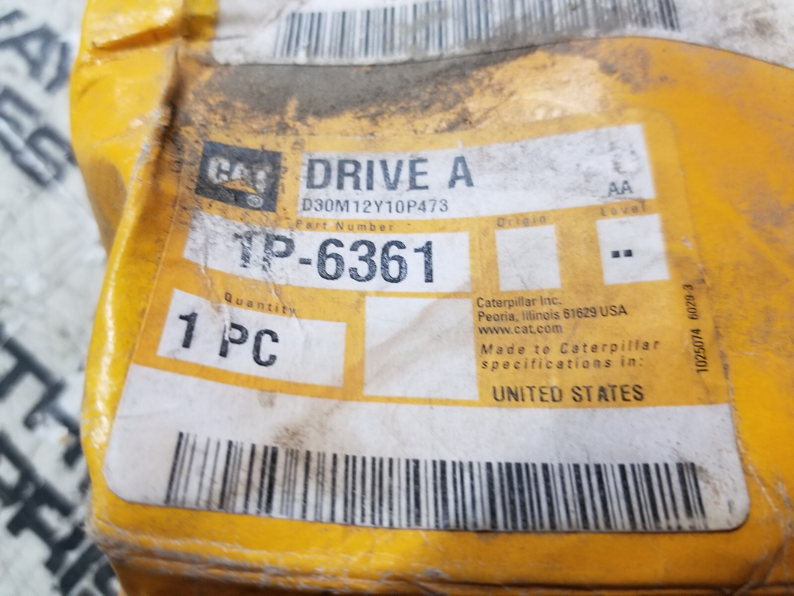 CATERPILLAR 1P-6361 DRIVE PLATE 1P6361 - Picture 5 of 5