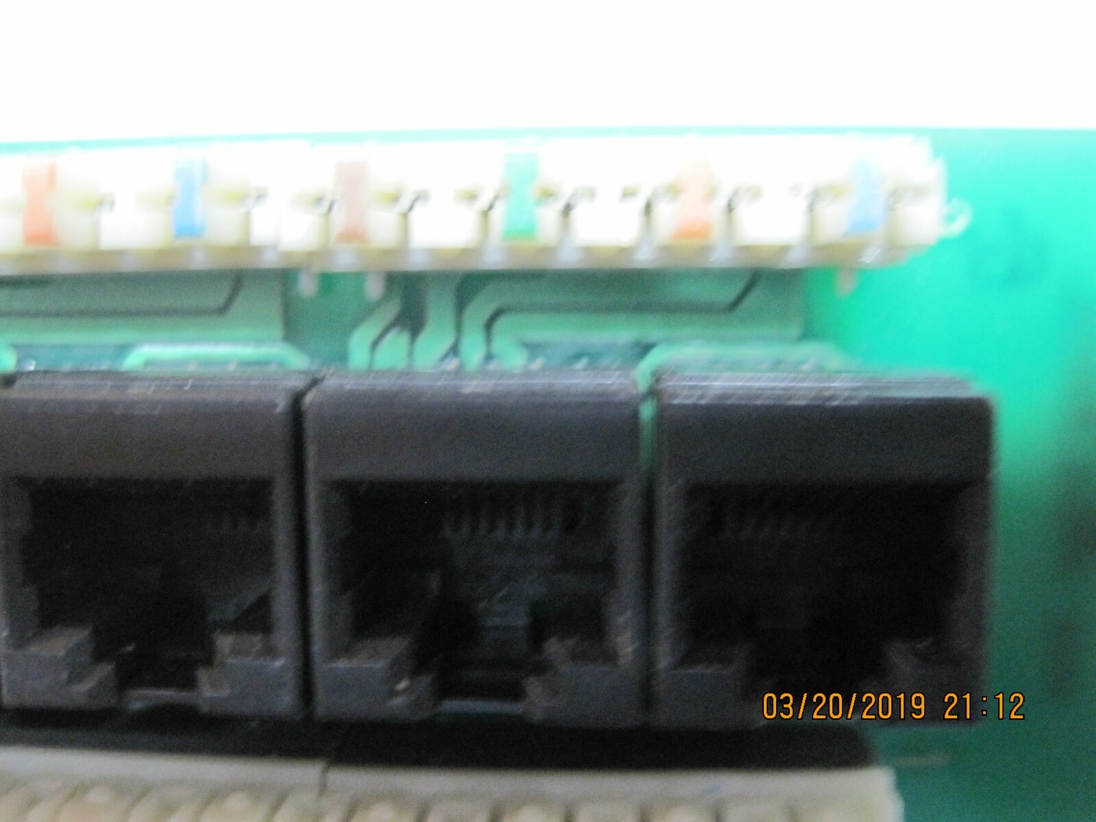 Leviton Line Distribution Board 1X6 Voice & Data PWA 58159-51 Jacks & Punch Down