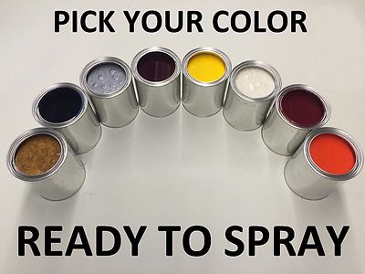 PICK YOUR COLOR - 1 PINT CLEAR COAT + 1 PINT PAINT for NISSAN CAR/TRUCK/SUV