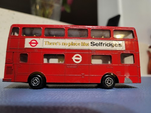 Vintage Zylmex - Double Decker K710 Bus Red Made in Hong