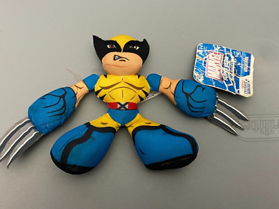 Playskool Heroes Wolverine Small 5'' Plush w/Tag With Wear *Pre Owned* US#3