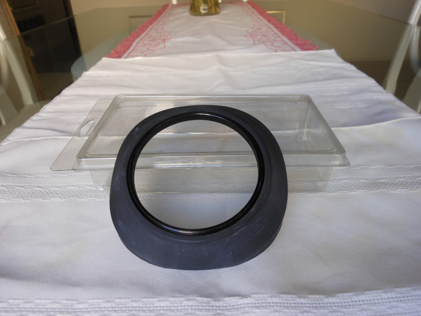 Square 77mm Rubber Lens Hood