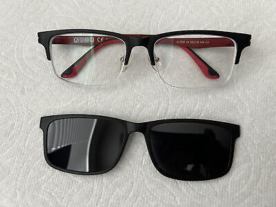 Men Magnetic glasses Eyeglass frame polarized clip on
