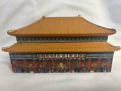 Beijing Forbidden City The Palace Museum Ceramic Music Box 1991 Works .