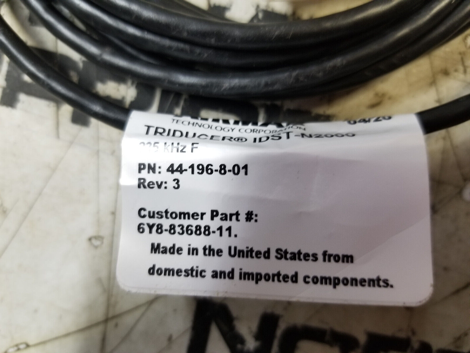 YAMAHA MULTISENSOR THRU HULL # 6Y8-83688-11-00  44-196-8-01 - Picture 10 of 10