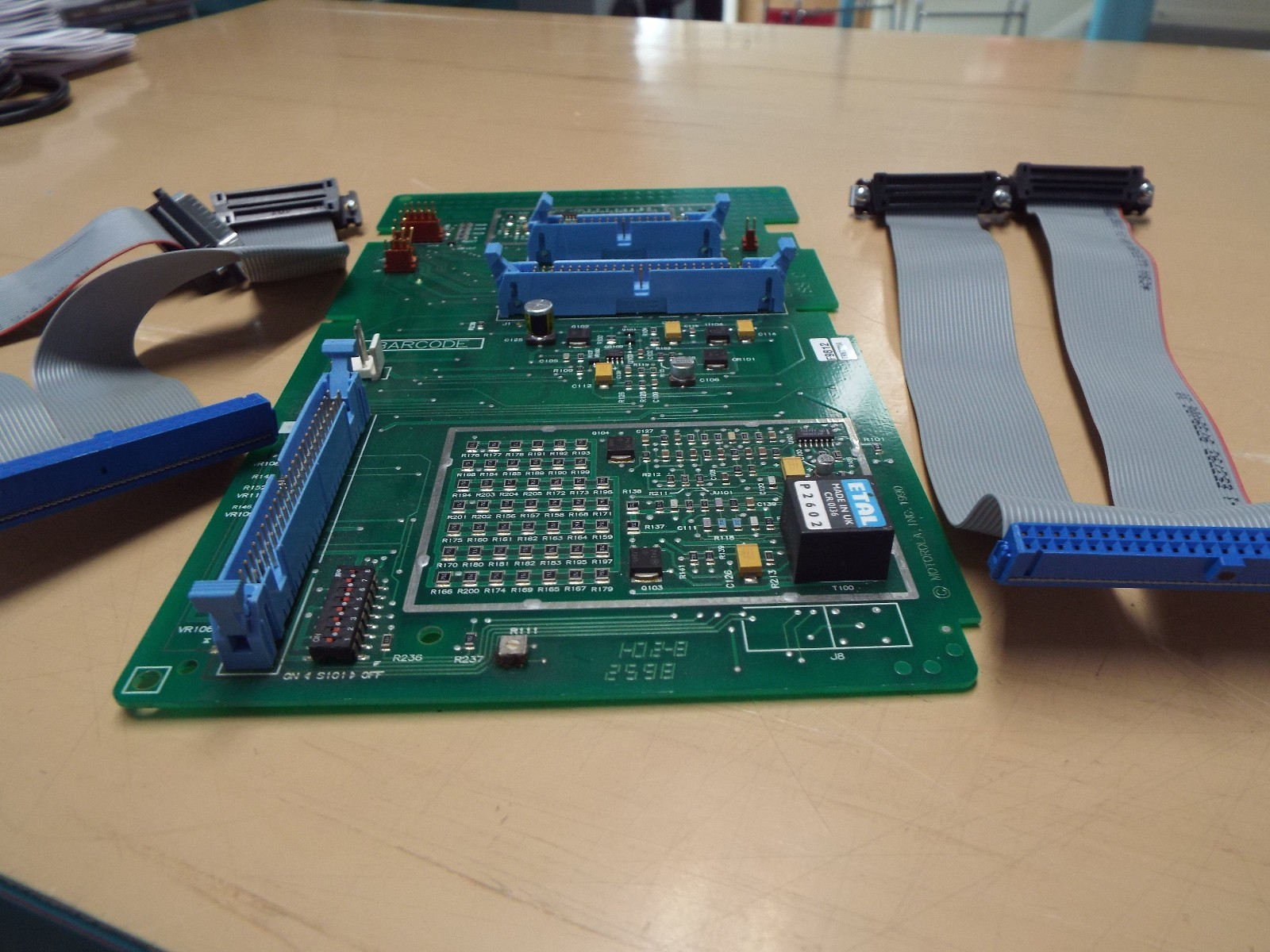 Motorola Spectra interface board TRN7391A, Tone Remote Control board, with cable