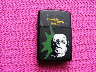 ANCIEN briquet a essence CHAMP Frankie says Mm(Frankenstein)