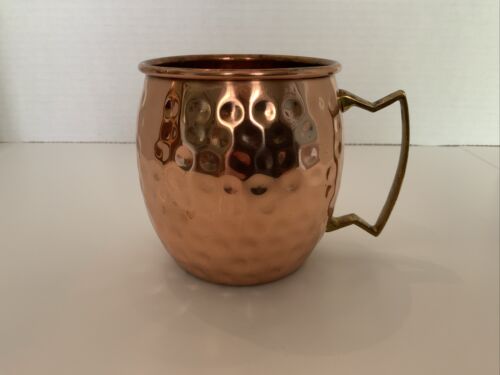 Handmade 100% Pure Copper Hammered Moscow Mule Mugs