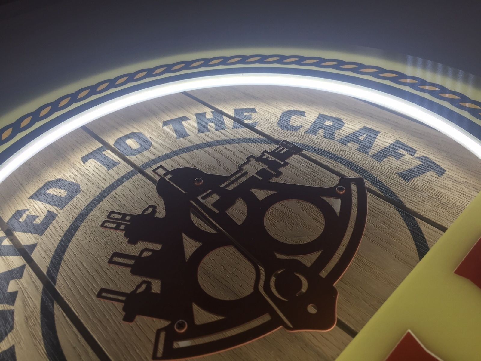 Ballast Point Brewing & Spirits Wood LED Sign - New In Box - 24