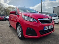 2018 Peugeot 108 1.0 Active Euro 6 3dr HATCHBACK Petrol Manual