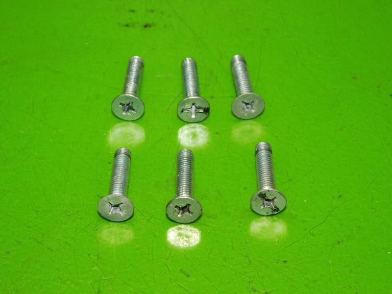 88-91 Civic hatchback CRX OEM door lock mount screws bolts set of 6