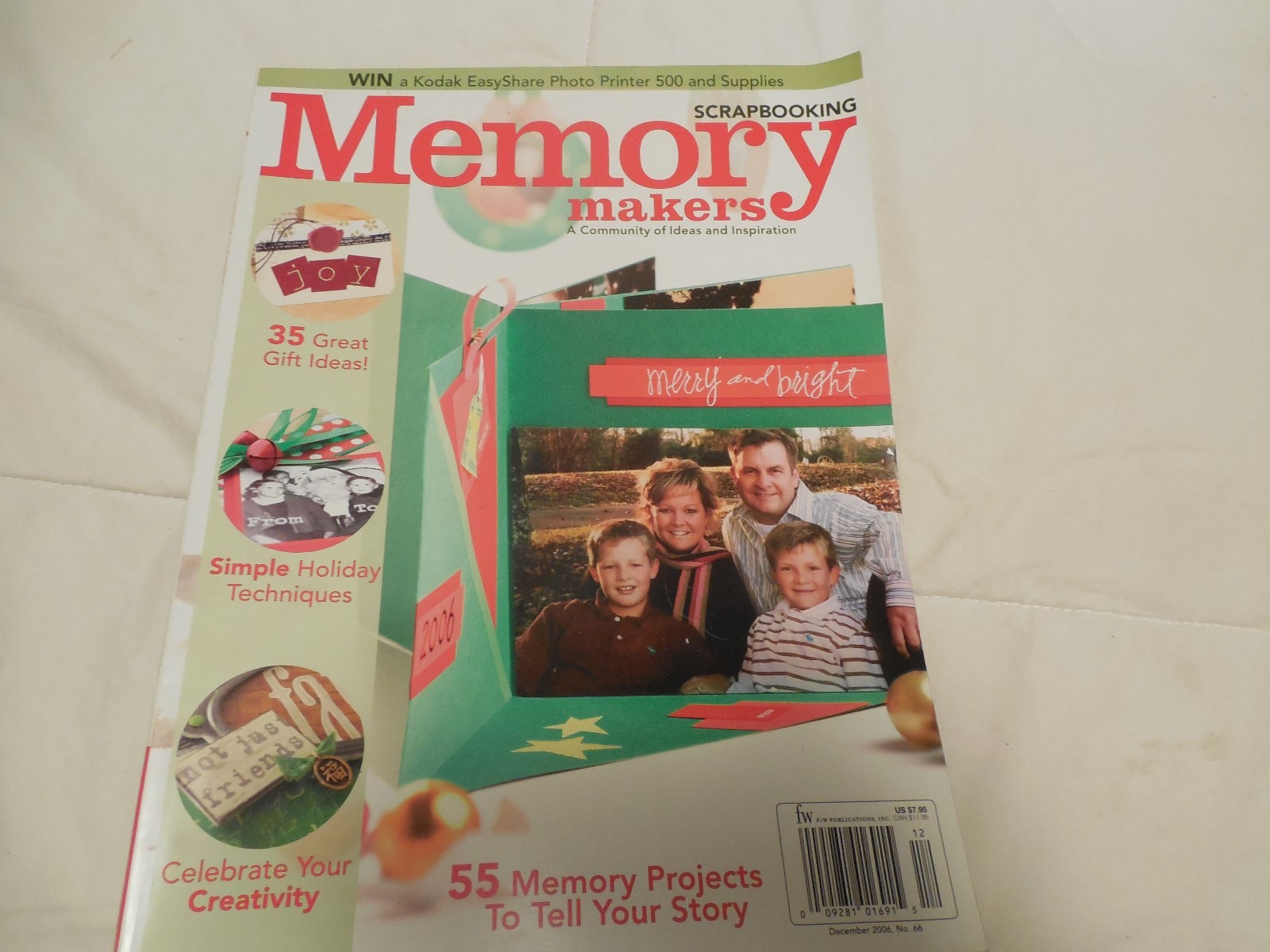 Scrapbooking magazine Memory Makers Ideas and Inspiration 55 Memory Projects