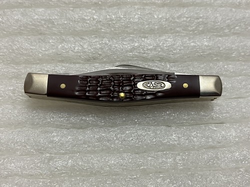 切手2 CASE XX *a 2024 SMOOTH NATURAL ZEBRA WOOD TRAPPER KNIFE KNIVES NEW