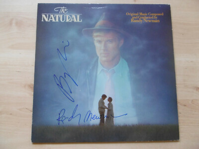 Randy Newman & Barry Levinson Autogramme signed LP-Cover 