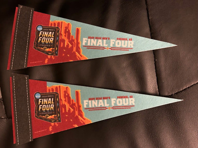 2x 2024 Men's Final Four Felt Mini Pennant 4''X10''; UConn Alabama NC State Purdue