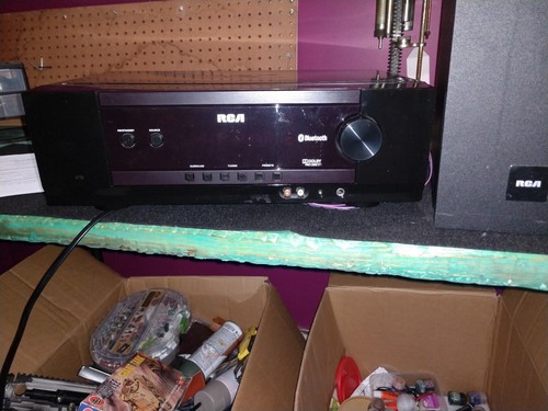 RCA RT2781BE Surround Sound Receiver Bluetooth With Remote and subwoofer