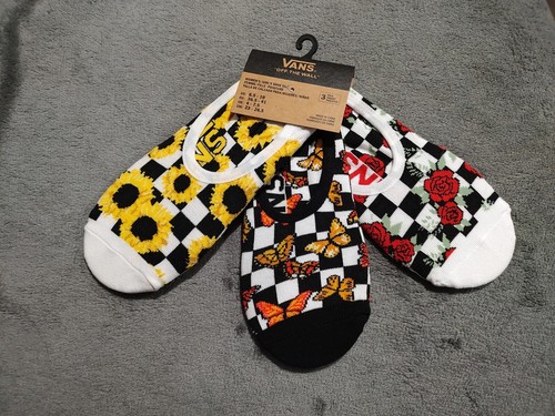 3 Pack Flowers Multicolor Women's Size 6.5-10 New