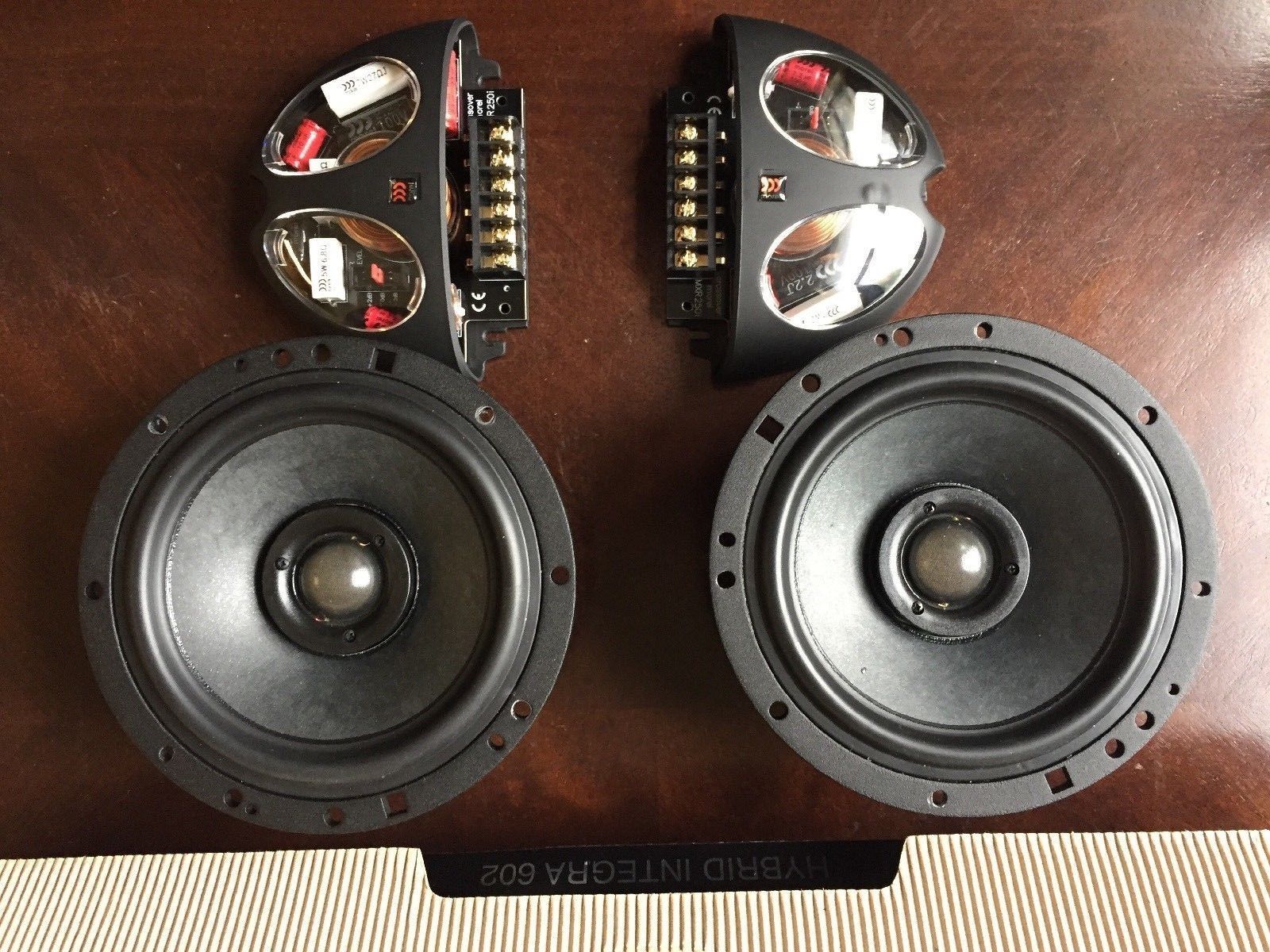 Morel Hybrid Integra 602 6.5 inch Coaxial 2-way car speakers with crossovers
