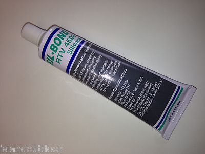 Sil-Bond Pool Pump Clear RTV adhesive sealant leak stop High temp outdoor pipe