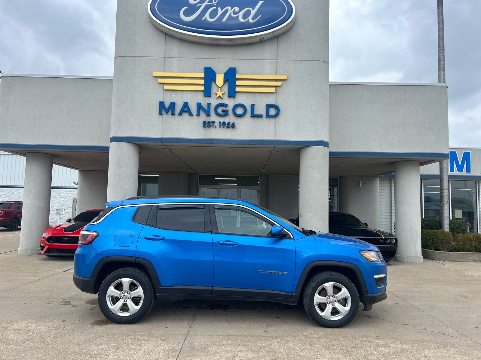 2018 Jeep Compass, Laser Blue Pearlcoat with 48456 Miles available now!