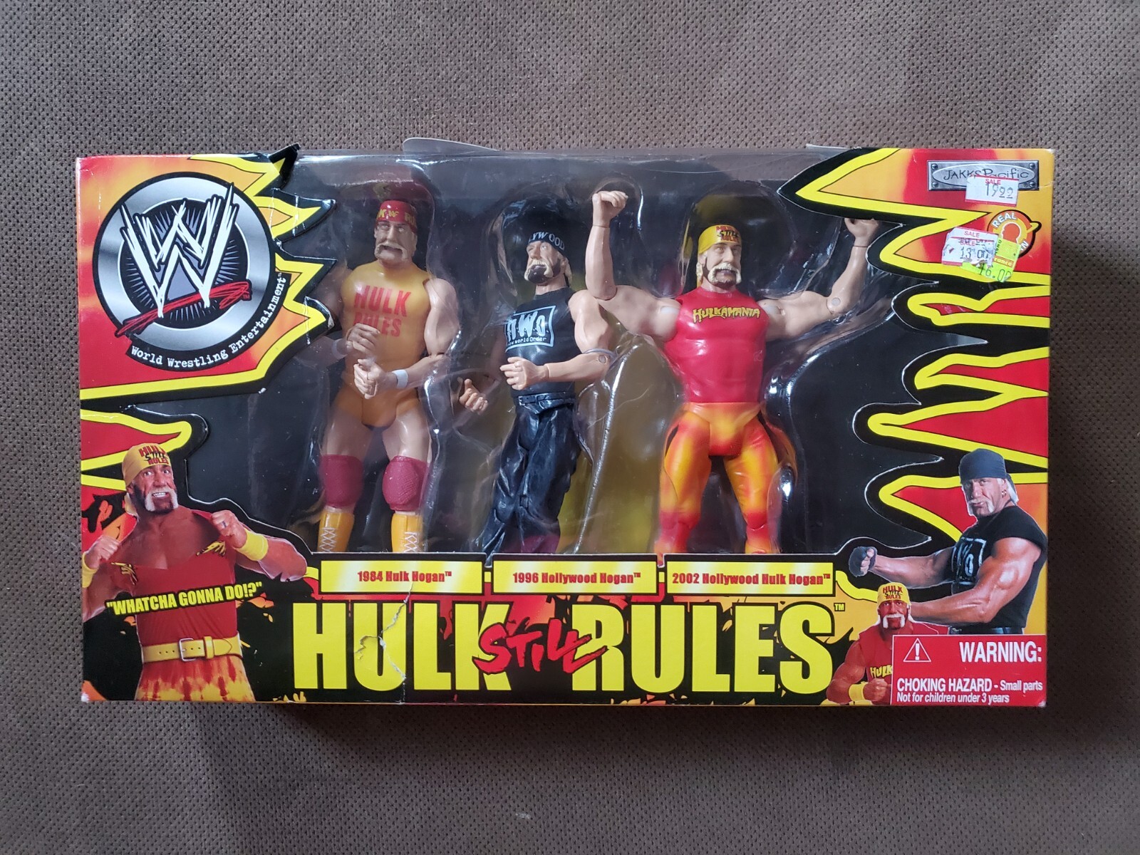 WWE Hulk Still Rules フィギュアセット　Jakks Jakks WWE WWF Hulk Still Rules Figure Set 1984, 1996 & 2002