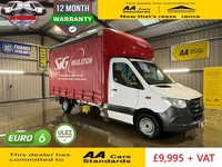 2019 19 Reg MERCEDES-BENZ SPRINTER 314cdi 14FT Luton Curtainsider Auto + VAT