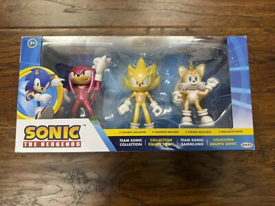 Sonic the Hedgehog Team Sonic Collection 4  Inch Figures | 3 Pack NEW