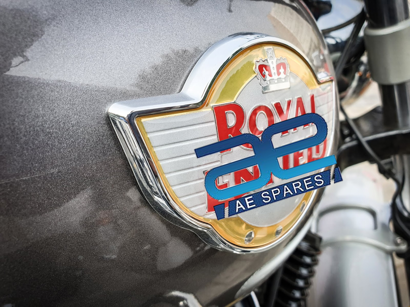 For Royal Enfield Interceptor 650cc Tank Badge LH Side 1140055/A 