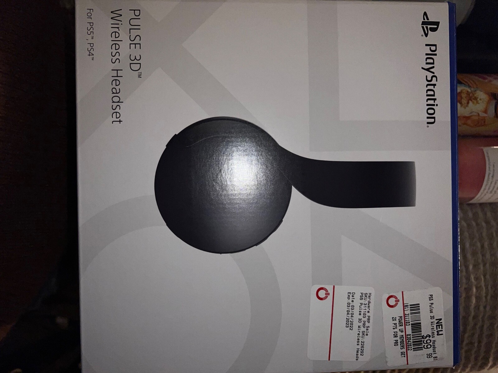 Sony PULSE 3D Ear-Cup (Over the Ear) Wireless Headphone - Black