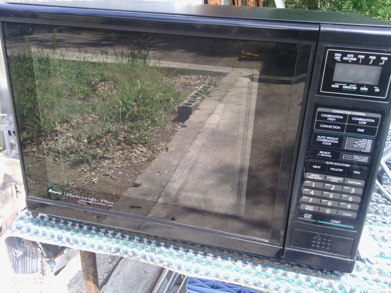 LARGE vintage Convection microwave vintage large Kenmore HUGE countertop Sears