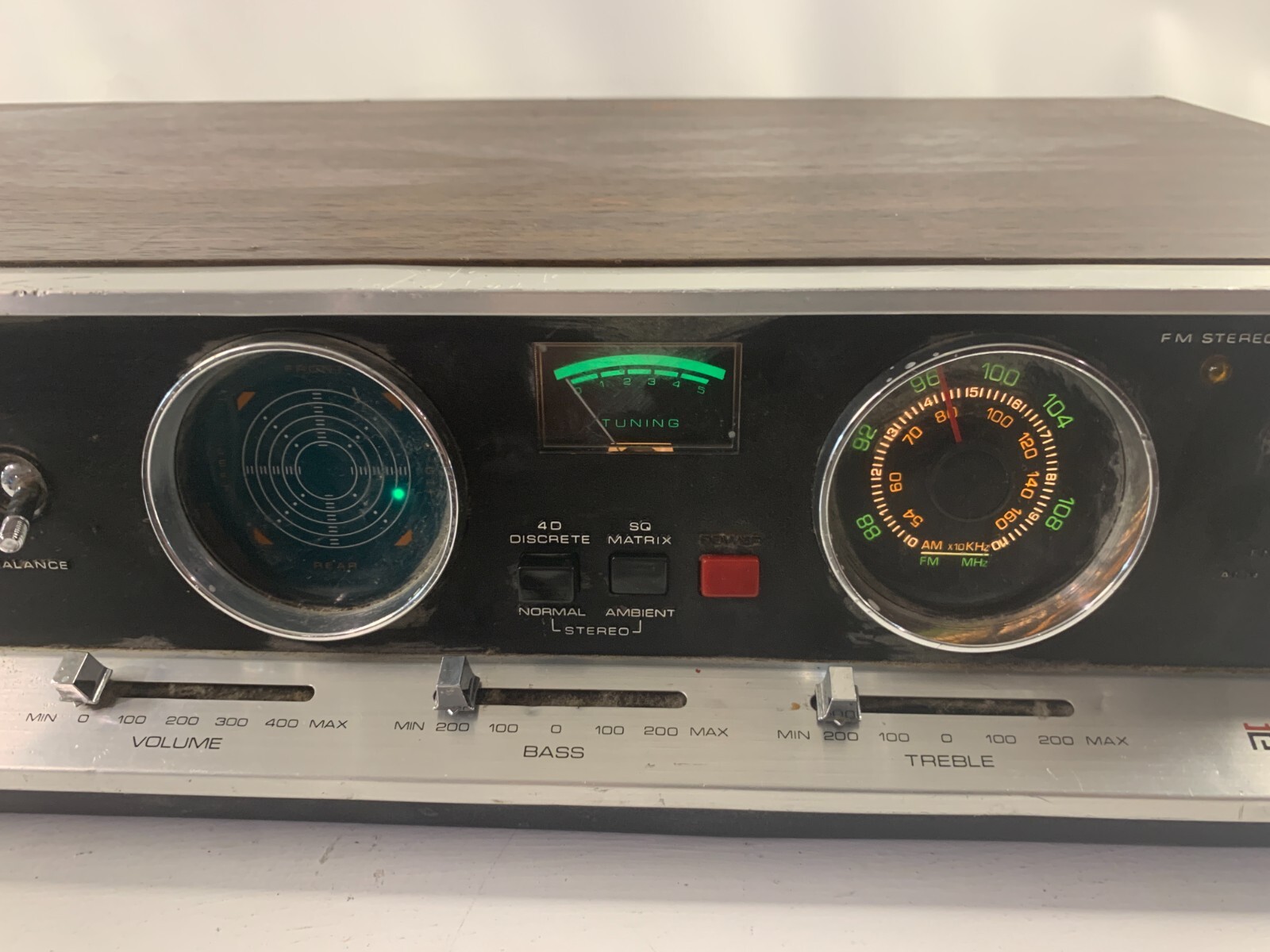 Morse Electrophonic Quad System 8Track Record Player 4Channel