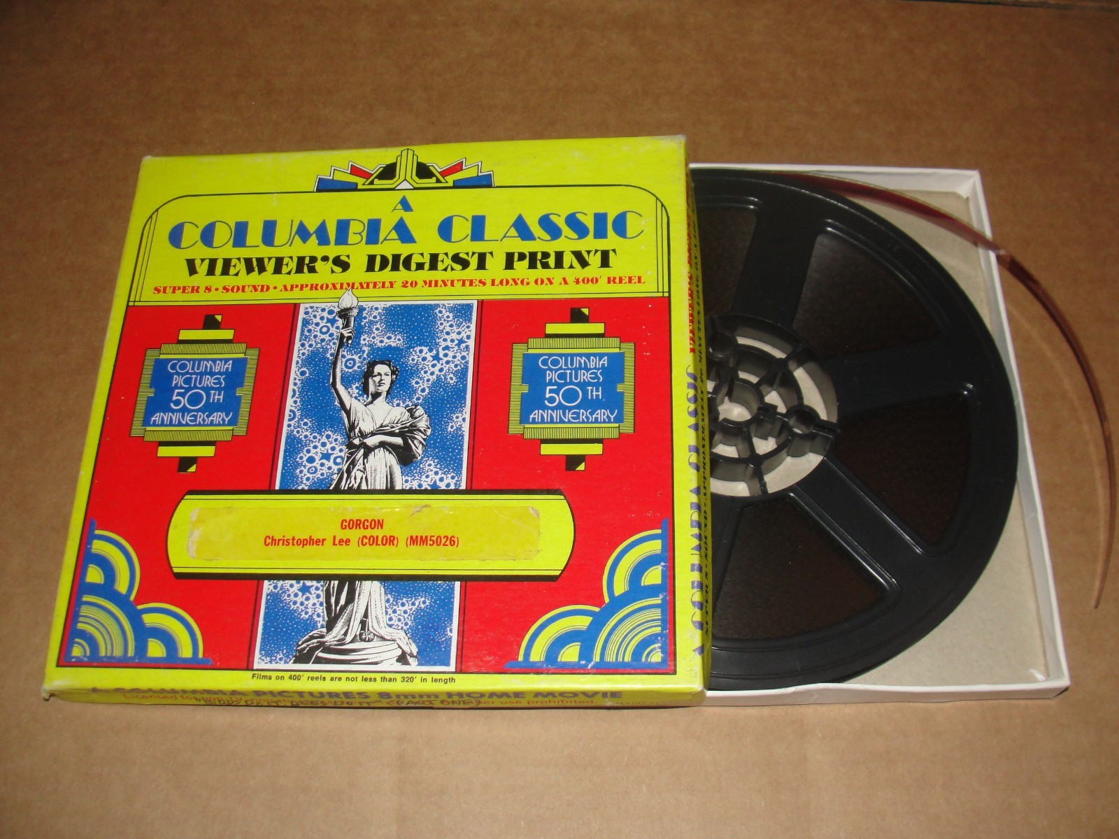 ( GORGON 1964 ) Christopher Lee, Peter Cushing 400' Super 8 COLOR & SOUND