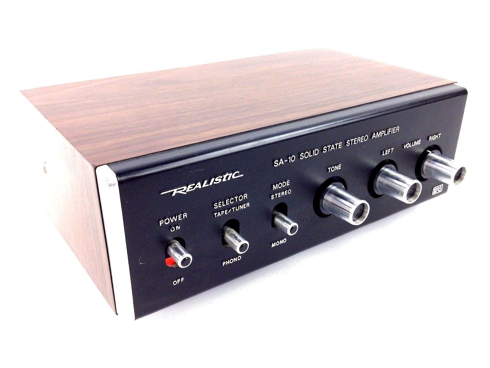 Realistic Vintage Amplifier and Tube Amps