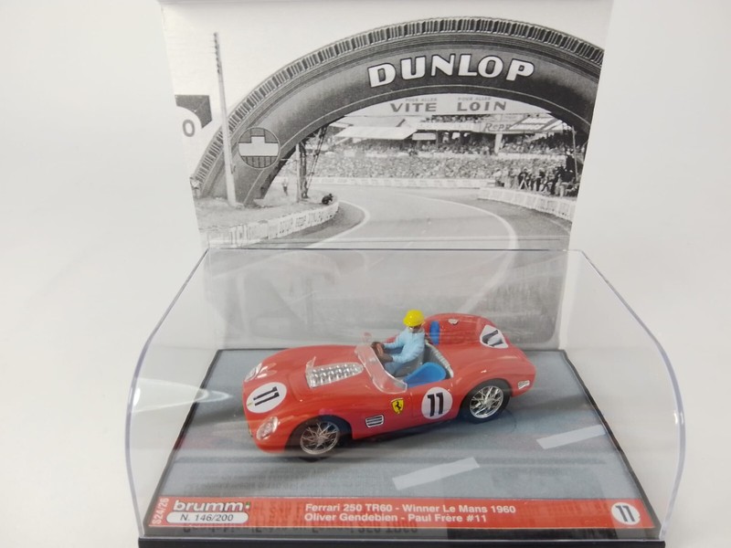 Brumm Ferrari 250 Tr60 #11 Gendebien Frere Vainqueur Le Mans 1960 1/43 S24/26