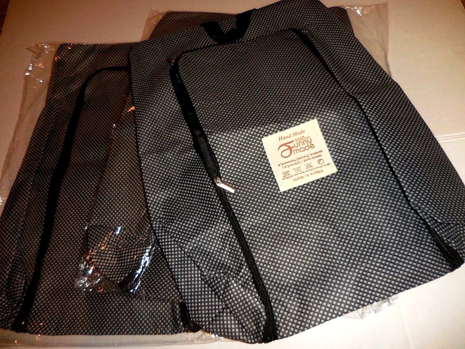 3 Pc FUNNYMADE HANGING Mesh Look ~  Waterproof Wet  / Dry Bag ~ Shoes Clothing