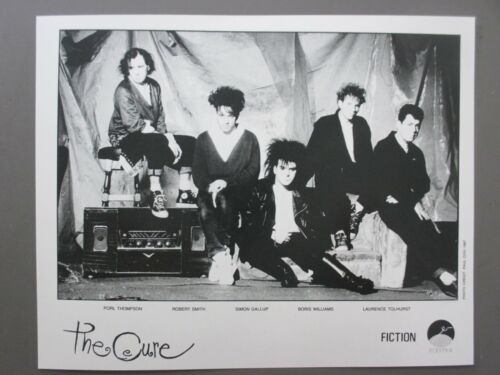 The Cure black & white 8 X 10 glossy promo photo Horizontal 1987 !