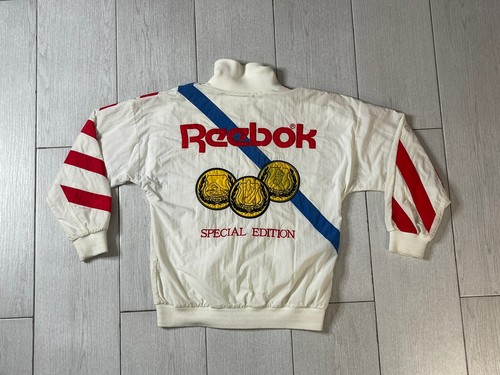 Vintage Reebok 80s USA Olympics Team Jacket Red White Blue