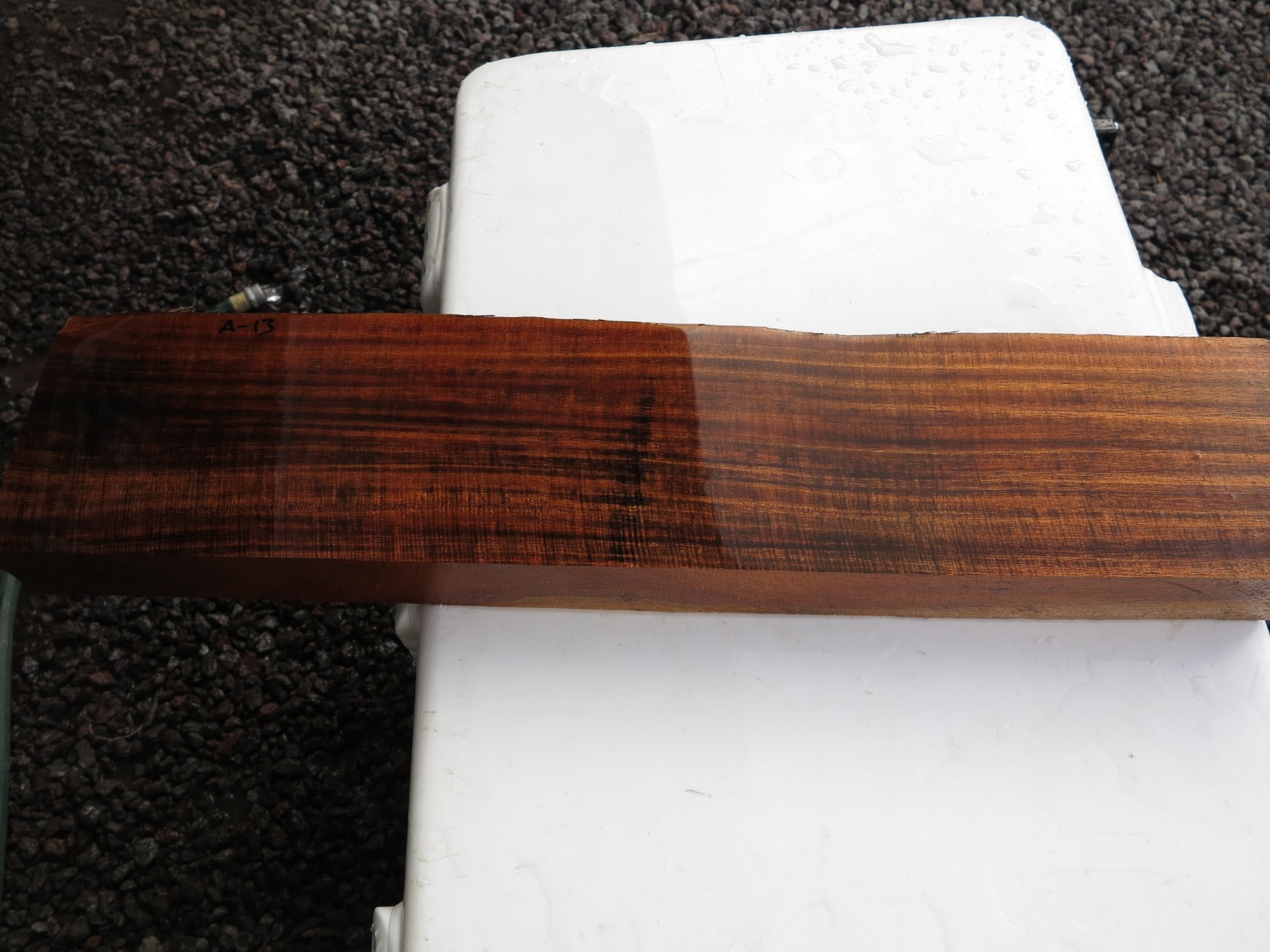 Koa Curly Hawaiian Wood A-13
